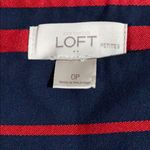 Loft Navy and Red Striped  Skirt Photo 2