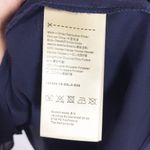 Scotch & Soda Maison  Long-Sleeve Mini Flounce Dress Small Navy Blue Denim Photo 5