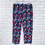 Hanna Andersson Christmas Holiday Ornament Print Multicolor Pajama Pants Size L Blue Size L Photo 1