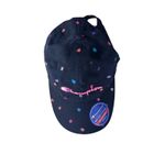 Champion Womens Navy All Over Logo Baseball Cap One Size Fits All Photo 1