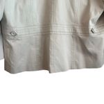 Talbots  Women Petite‎ Jacket Long Sleeve Stretch Cream Classic Career Blazer Photo 4