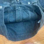 ZARA Women’s Terrycloth Effect Distressed Denim Jacket Blue Sz Medium RARE Photo 9