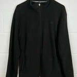 Starter  Black Fleece Zip Up‎ Side Medium Photo 0