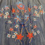 Philosophy  Embroidered Chambray Off The Shoulder Peasant Dress Photo 2