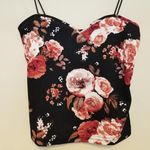 SheIn Floral Crop Top Med Photo 5