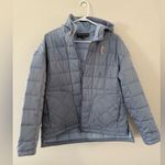 Free Country  Puffer Coat Jacket Hood Light Blue Lightweight Size S M Comfy Photo 1
