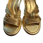 Farm Rio  Gold-tone Strappy Sandals(Size 6) Photo 5
