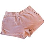 The North Face Women’s Light Pink Hi-Rise Elastic Waist Sweat Shorts Size Medium 0605O Photo 0