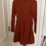 Orange/Rust Sweater Dress Orange Size XS Photo 2