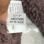 American Eagle  light Purple Sherpa Pullover Hoodie Size large kangaroo pocket Photo 7