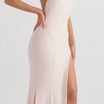 House Of CB NWOT Juliette Blush Pink Halter Gown Sz S Photo 0