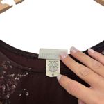 Vintage Blue Skies of Florida Brown Floral Dress Sz M Size M Photo 3