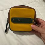 Coach Yellow and Brown Belt Bag Photo 1