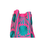 Pink Embroidered Top Size Large Resort Coconut Girl Beach Floral Tropical Cruise Photo 3