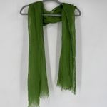 John Ashfield Green 100% Virgin Wool Scarf Lightweight Fringed Kelly Green Gaizy Photo 15