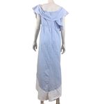 ASOS  Blue & White Striped Ruffled‎ Dress Photo 5