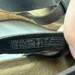 UGG  Brown‎ Leather Cork Wedge Sandals Strappy Adjustable Buckle Women's 9.5 Photo 3