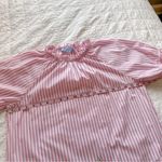 Hill House Bubblegum Stripe Katherine Nap Dress Medium Pink Photo 4