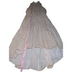 TAYLOR TAN POLKA DOT MOCK NECK MAXI DRESS Tan Size 12 Photo 8