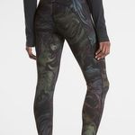 Athleta Rare Lightning Reflective 7/8 Tight Swirl Supersonic Small Black NWOT Photo 0