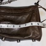 Rebecca Minkoff  MOSS GREEN LEATHER CROSSBODY BAG POCKET OUTSIDE WITH ZIP CLOSURE Photo 14
