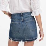 Madewell  Postage-Stamp Denim‎ Mini Skirt Croswell Wash Size 32 Photo 8
