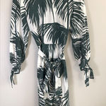 ZARA Green Tropical Floral Resortwear Maxi Dress size M Photo 0