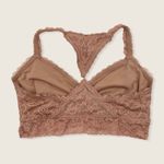 Aerie Tan Brown Lace Racerback Double Layer Wireless Slip On Pull On Bralette XL Photo 4