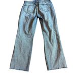 L'Agence Light Wash Jeans Wide Leg Distressed Knees 100% Cotton Size 27 Women's Photo 5