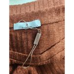 Ribbed Sweater Rust Orange Puff Long Sleeves Size L. B29 Size L Photo 3