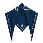 Madewell  Twilight NEW YORK Hike Local Bandanna 21.7" Square Cotton Blue NWT Photo 1