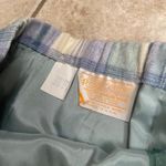 Pendleton Women's 2 Piece Plaid Wool Blazer Skirt Set Size 12 Blue Purple plaid Photo 2