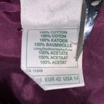 Laura Ashley Vintage purple Corduroy Double Breasted Cropped Jacket, Sz 14 Photo 8