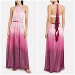 JONATHAN SIMKHAI Ombré Halter‎ Maxi Dress Pink Size Small Photo 3