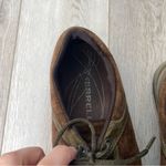 Merrell Suede Sneakers aria oxford lace up womens Brown Green size 8 granola Photo 1