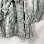 Princess Polly  Gray Tie Dye Long Sleeve Mini Wrap Dress 4 Photo 5