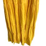 Antonio Melani 495.  sun yellow v neck Linen blend maxi dress size 4 Photo 6