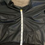 Hunter and Brown Black Faux Leather Lined Pull
on Legging Pants Medium Photo 7