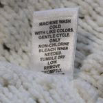 Cato ‎ $48 Medium Cream Open Knit Single Button Long Line Tunic Cardigan Sweater Photo 6