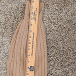 Aerie  Buttercream Ribbed Crew Sweater‎ Tan Textured Knit Pullover Women's Small Photo 11