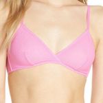J.Crew Point D'Esprit Hot Pink French Bralette Photo 1
