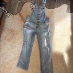 Free People  Light Blue Denim Overalls size 29 Photo 5