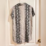 Blue Blush Final PRICE NWT Snake Print Button Up Shirt Dress Photo 5