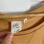 White Crow Mustard Yellow distressed oversized Sweatshirt Size Large Photo 3