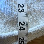 Anthropologie oversized ivory sweater with hood medium Photo 6