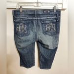 Rock & Republic Crystal Studded Distressed Dark Wash bermuda shorts Photo 1