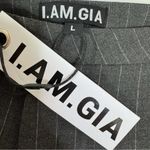 I am gia NWT I.AM.GIA Marrion Pinstriped Trouser Pant Gray Size 8 Photo 13