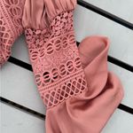 Michael Costello x REVOLVE Shandy Mini Dress Blush Rose Lace Satin Size XS Photo 5