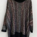 J.Jill Pure Jill Sweater M/L Petite Marled Chunky Knit Cowl Neck Dolman Sleeve Photo 0