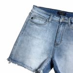 Judy Blue  Light Wash Cutoff Denim Shorts Womens Large Photo 2